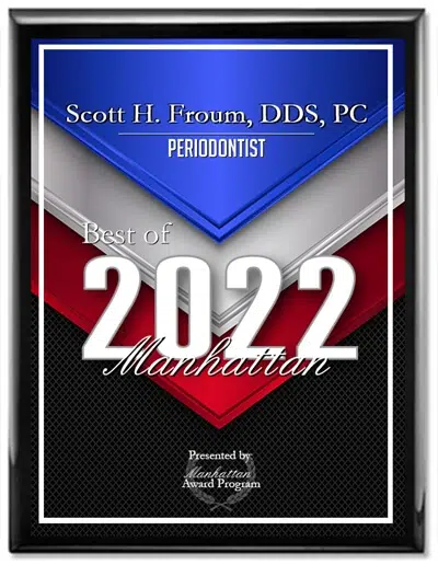 Best Periodontist Manhattan Award