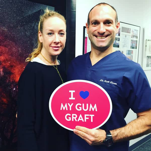 Dr Froum with Gum Graft Patient