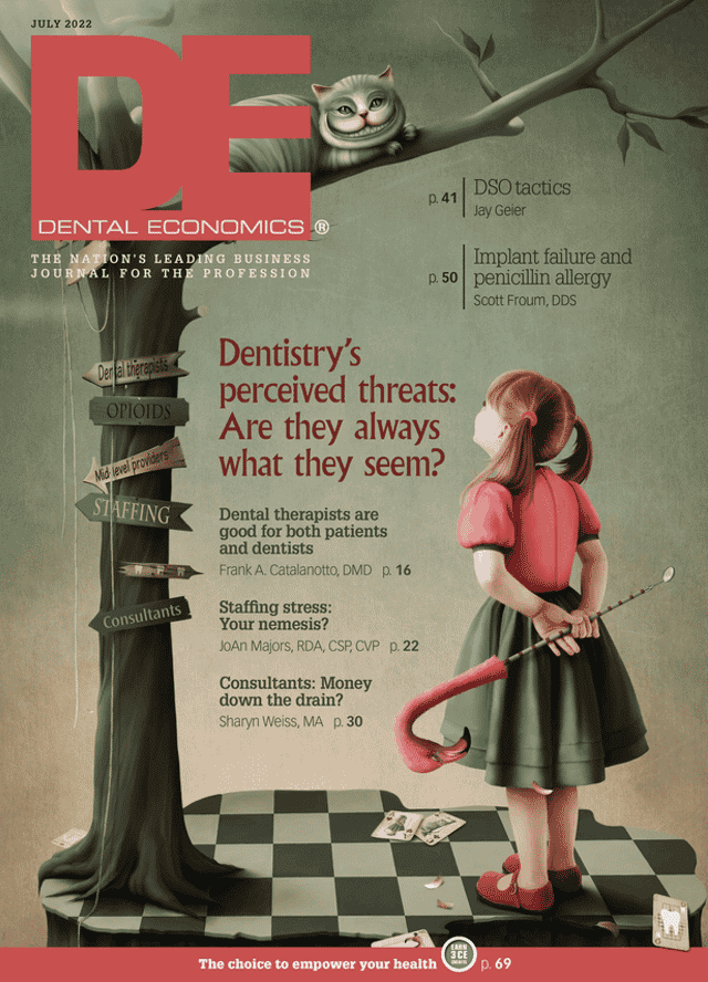 July 2022 Dental Economics cover