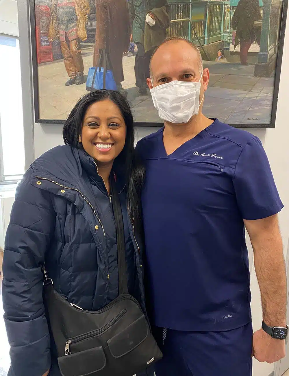 Female Patient with the doctor