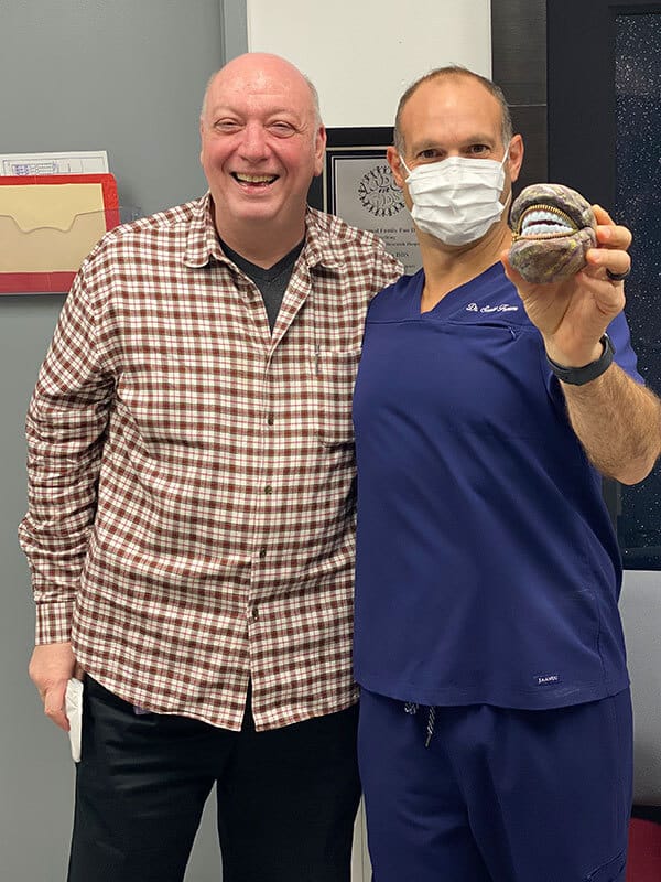 Dr Froum with Smiling Patient